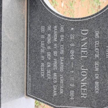JONKER Daniel 1944-1984