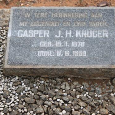 KRUGER Casper J.H. 1878-1959
