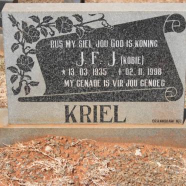 KRIEL J.F.J. 1935-1998