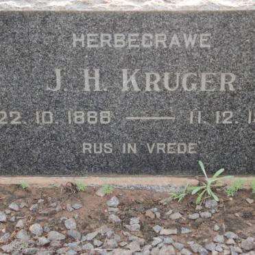 KRUGER J.H. 1888-1941