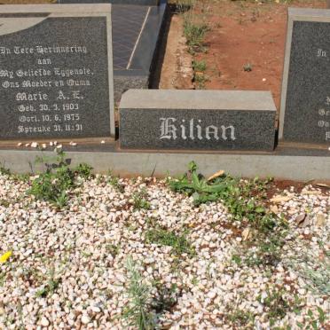 KILIAN Nicolaas J. 1894-1977 &amp; Marie A.E. 1903-1975