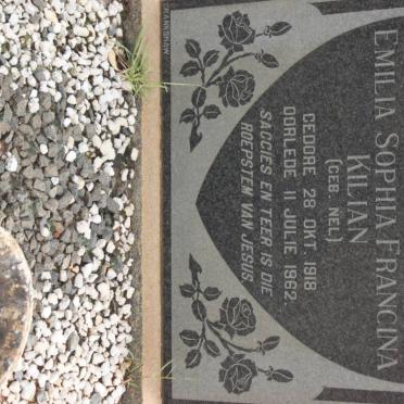 KILIAN Emilia Sophia Francina nee NEL 1918-1962