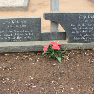 KOHLMEYER Ernst 1899 1974 &amp; Kathe 1912-2005