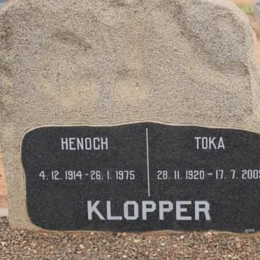 KLOPPER Henoch 1914-1975 &amp; Toka 1920-2005