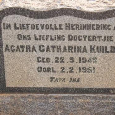 KUILDER Agatha Catharina 1949-1951