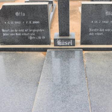KÜSEL Otto 1902-2000 &amp; Hilda 1902-1984