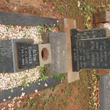 LOUIS Myrna Lorraine 1954-1954 :: LOUIS Alvin Charles 1952-1989