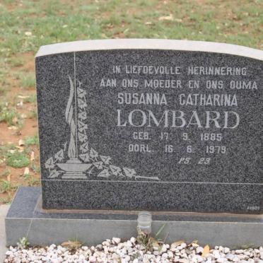 LOMBARD Susanna Catharina 1885-1979