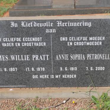 LONSDALE James Willie Pratt 1907-1979 &amp; Annie Sophia Petronella 1913-2000