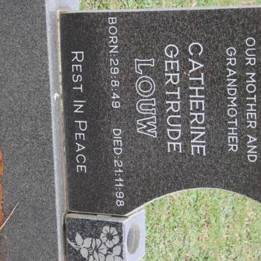 LOUW Catherine Gertrude 1949-1998