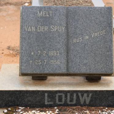LOUW Melt Van der Spuy 1893-1956