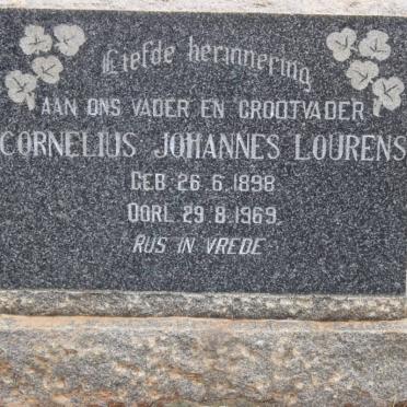 LOURENS Cornelius Johannes 1898-1969