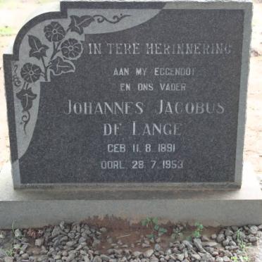 LANGE Johannes Jacobus, de 1891-1953