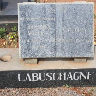 LABUSCHAGNE Johannes Machiel  -197? &amp; Victoria 1908-1989