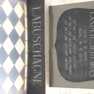 LABUSCHAGNE Casper Jeremias 1899-1975