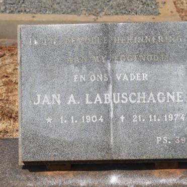 LABUSCHAGNE Jan A. 1904-1974