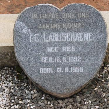 LABUSCHAGNE I.G. nee RIES 1892-1956