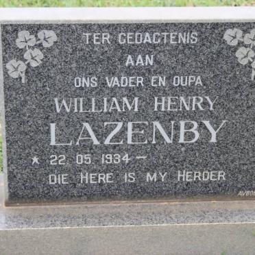 LAZENBY William Henry 1934-