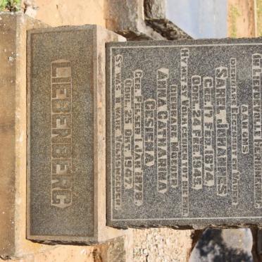 LIEBENBERG Sarel Johannes 1874-1945 &amp; Anna Catharina Gesina PELSER 1878-1947