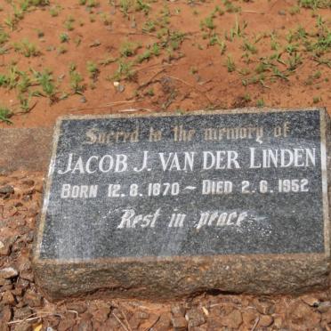 LINDEN Jacob J., van der 1870-1952