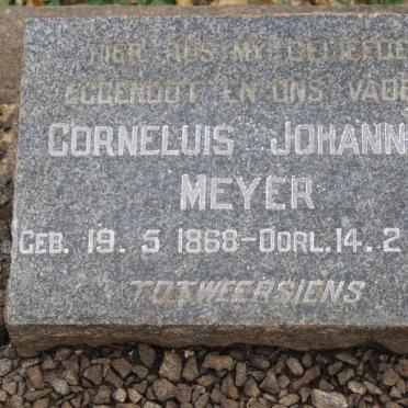 MEYER Cornelius Johannes 1868-1935