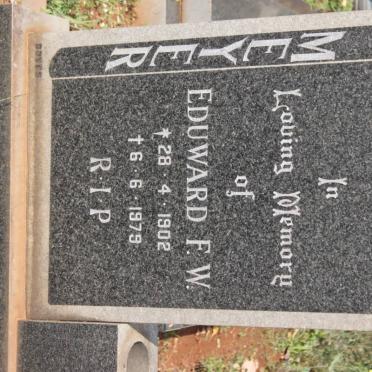 MEYER Eduard F.W. 1902-1979