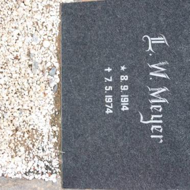 MEYER L.W. 1914-1974