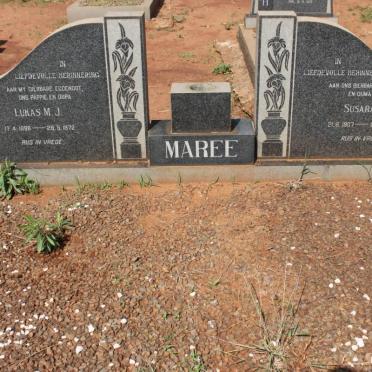 MAREE Lukas M.J. 1898-1972 &amp; Susara J. 1907-1979