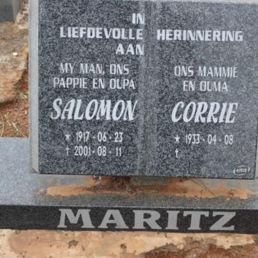 MARITZ Salomon 1917-2001 &amp; Corrie 1933-