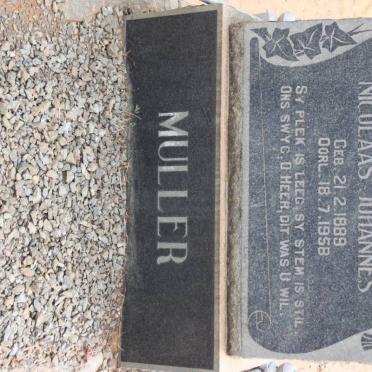 MULLER Nicolaas Johannes 1889-1958