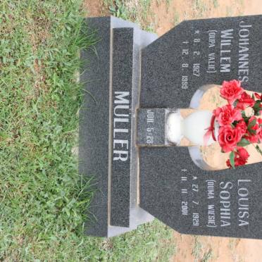 MULLER Johannes Willem 1927-1999 &amp; Louisa Sophia 1929-2001