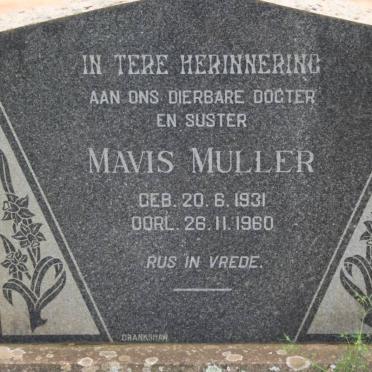 MULLER Mavis 1931-1960