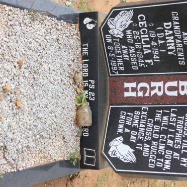 MYBURGH D.A. 1941-1997 &amp; Cecelia F. 1945-1997
