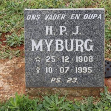 MYBURG H.P.J. 1908-1995