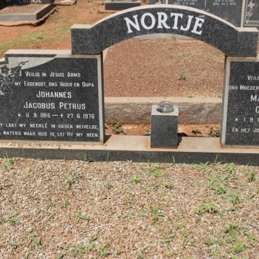 NORTJÉ Johannes Jacobus Petrus 1915-1976 &amp; Margaritha Cornelia 1912-1997