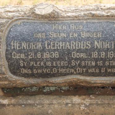 NORTJE Hendrik Gerhardus 1938-1957
