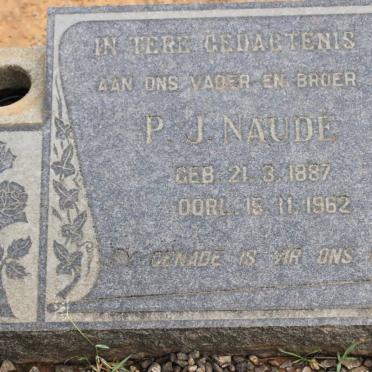 NAUDE P.J. 1887-1962