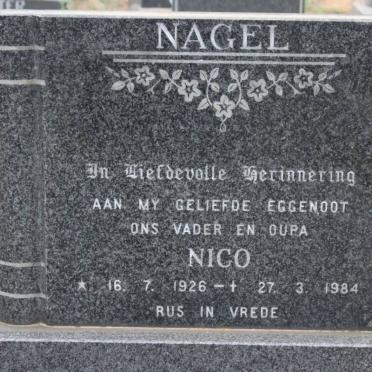 NAGEL Nico 1926-1984
