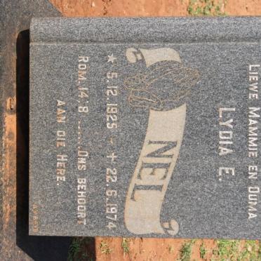 NEL Lydia E. 1925-1974
