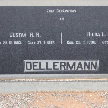 OELLERMANN Gustav H.R. 1883-1967 &amp; Hilda L.M. 1888-1979