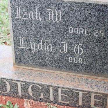 POTGIETER Izak W. -1991 &amp; Lydia J.G. 