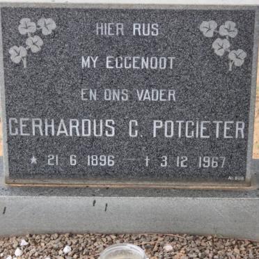 POTGIETER Gerhardus C. 1896-1967