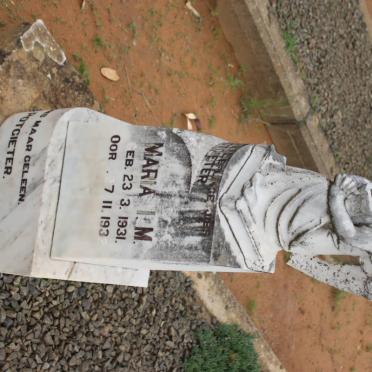POTGIETER Maria I.M. 1931-1933