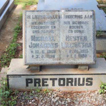PRETORIUS Michael Johannes 1889-1980 &amp; Hester Magaretha 1915-1998