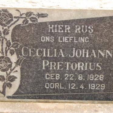 PRETORIUS Cecilia Johanna 1828-1929