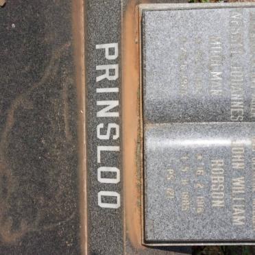 PRINSLOO Wessel Johannes Moolman 1912-1988 :: PRINSLOO John William Robson 1916-1985