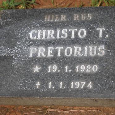 PRETORIUS Christo T. 1920-1974