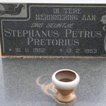 PRETORIUS Stephanus Petrus 1952-1953