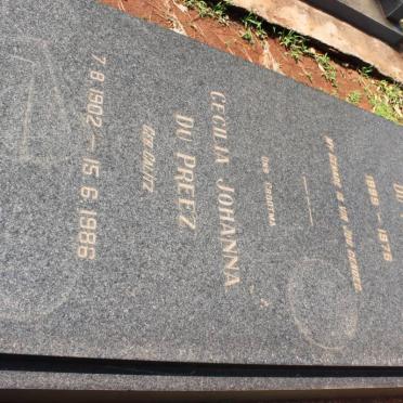 PREEZ Jacobus Alwyn, du 1899-1976 &amp; Cecilia Johanna CALITZ 1902-1986