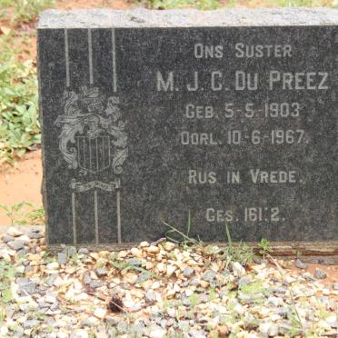 PREEZ, M.J.C., du 1903-1967